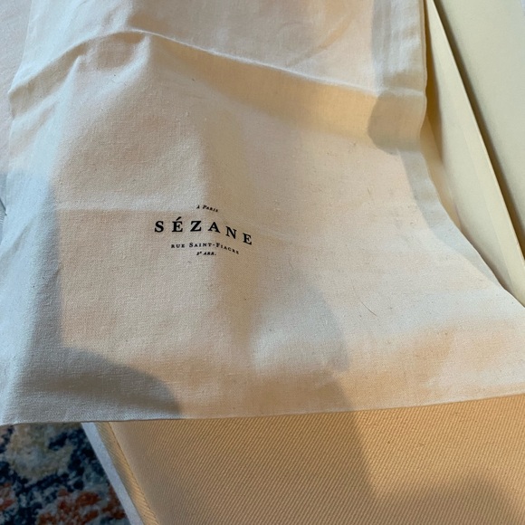 Sezane Julianne Croc-Embossed Loafers - Picture 13 of 14